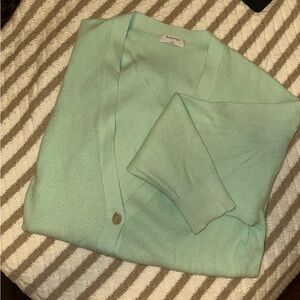 Babaton Light Green Knit Sweater size L